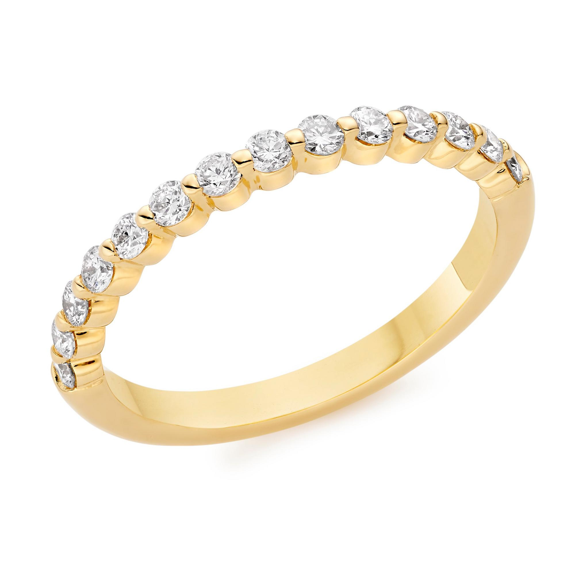 Starlit 18ct Yellow Gold Wedding Ring